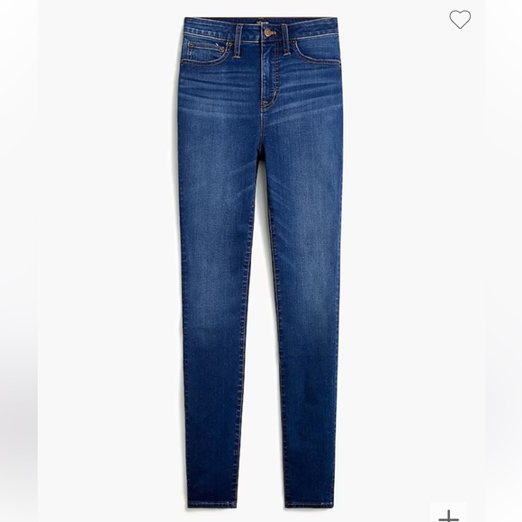 J. Crew Petite curvy 10" high-rise skinny jean in signature stretch - Picture 4 of 5